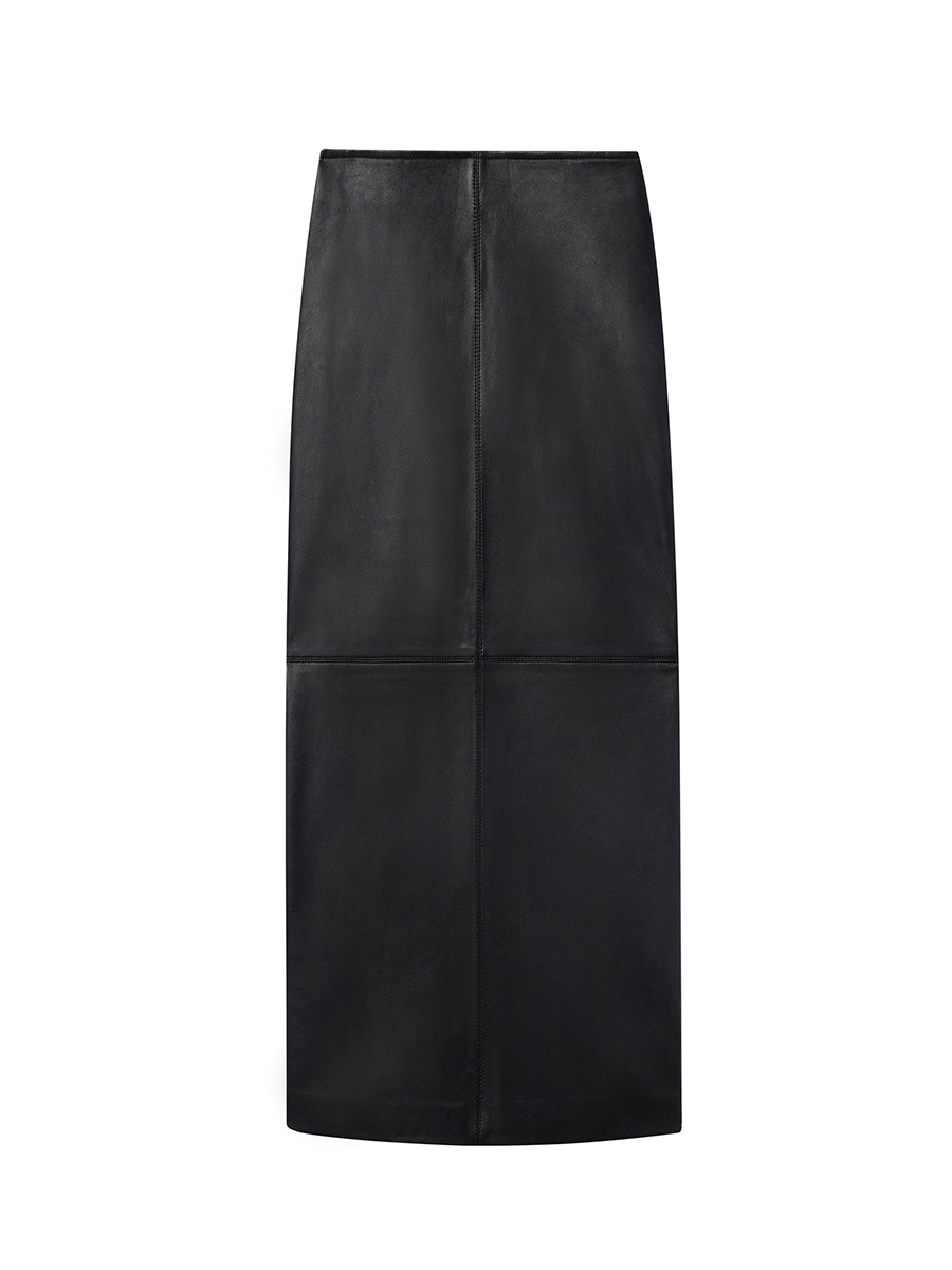 A.L.C., Marta Leather Midi Skirt