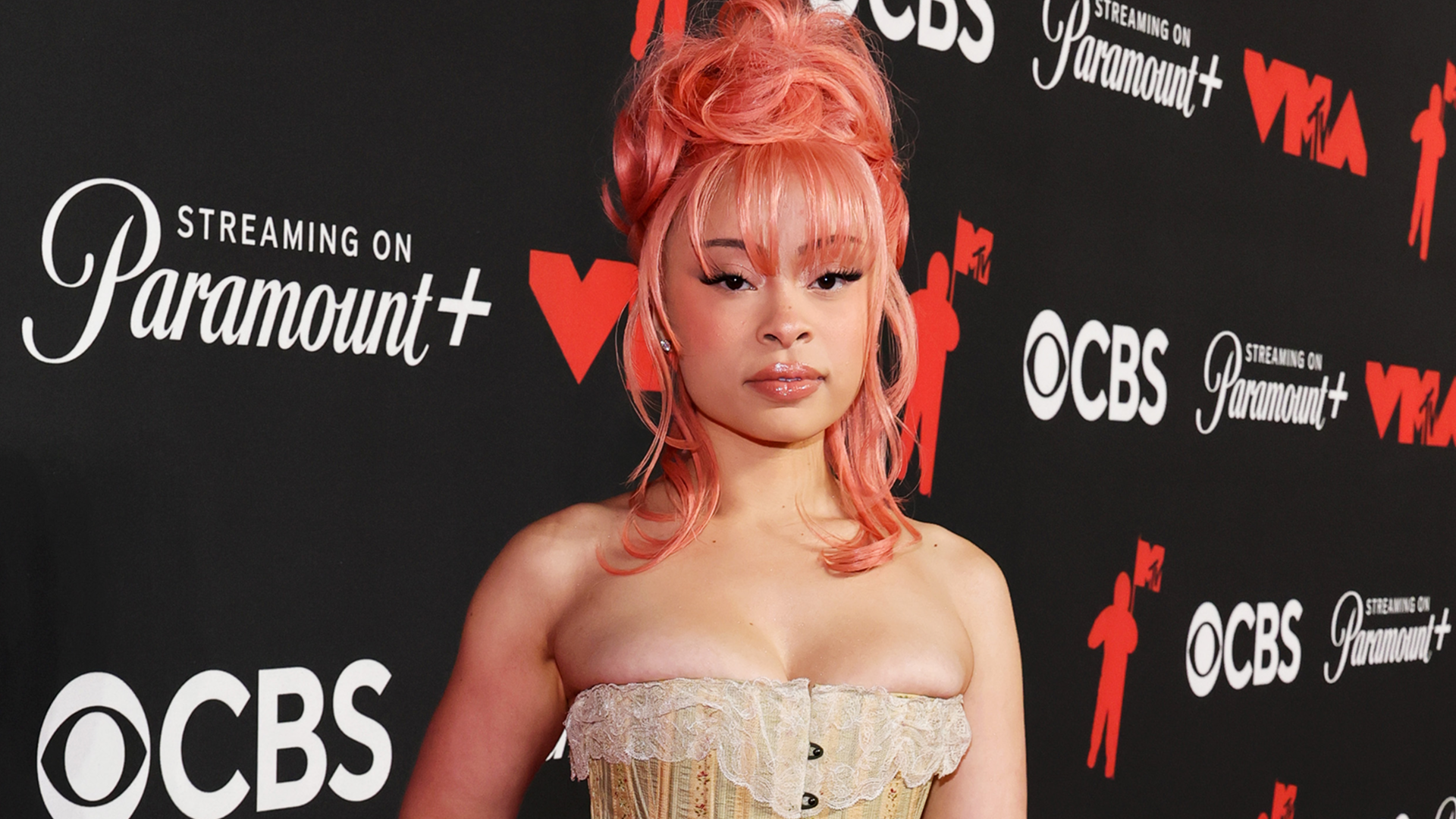 Ice Spice attended the 2025 MTV VMAs