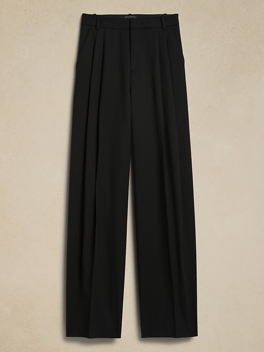 Siena Wide-Leg Italian Wool Pant