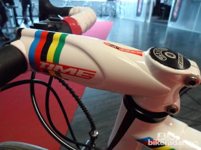 World champs memorabilia in the form of Tom Boonen's 2005 Time