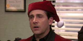 michael scott santa hat the office