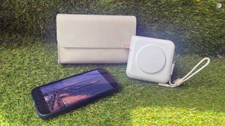 Journey AXIE 3-in-1 portable charger on grass