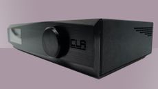 Angled front view of the Colinear Acoustics DSP-8C on a coloured background