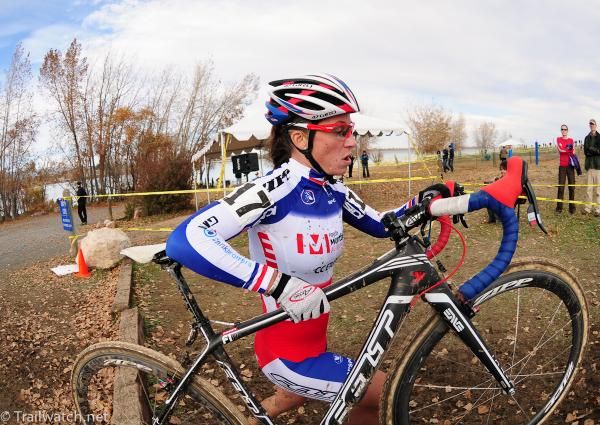 French Champion Caroline Mani (SRAM) in second place