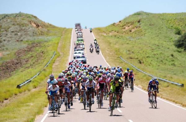 The attacks came regularly as riders attempted to break free of the peloton