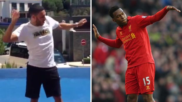 Alex Oxlade Chamberlain Daniel Sturridge dance