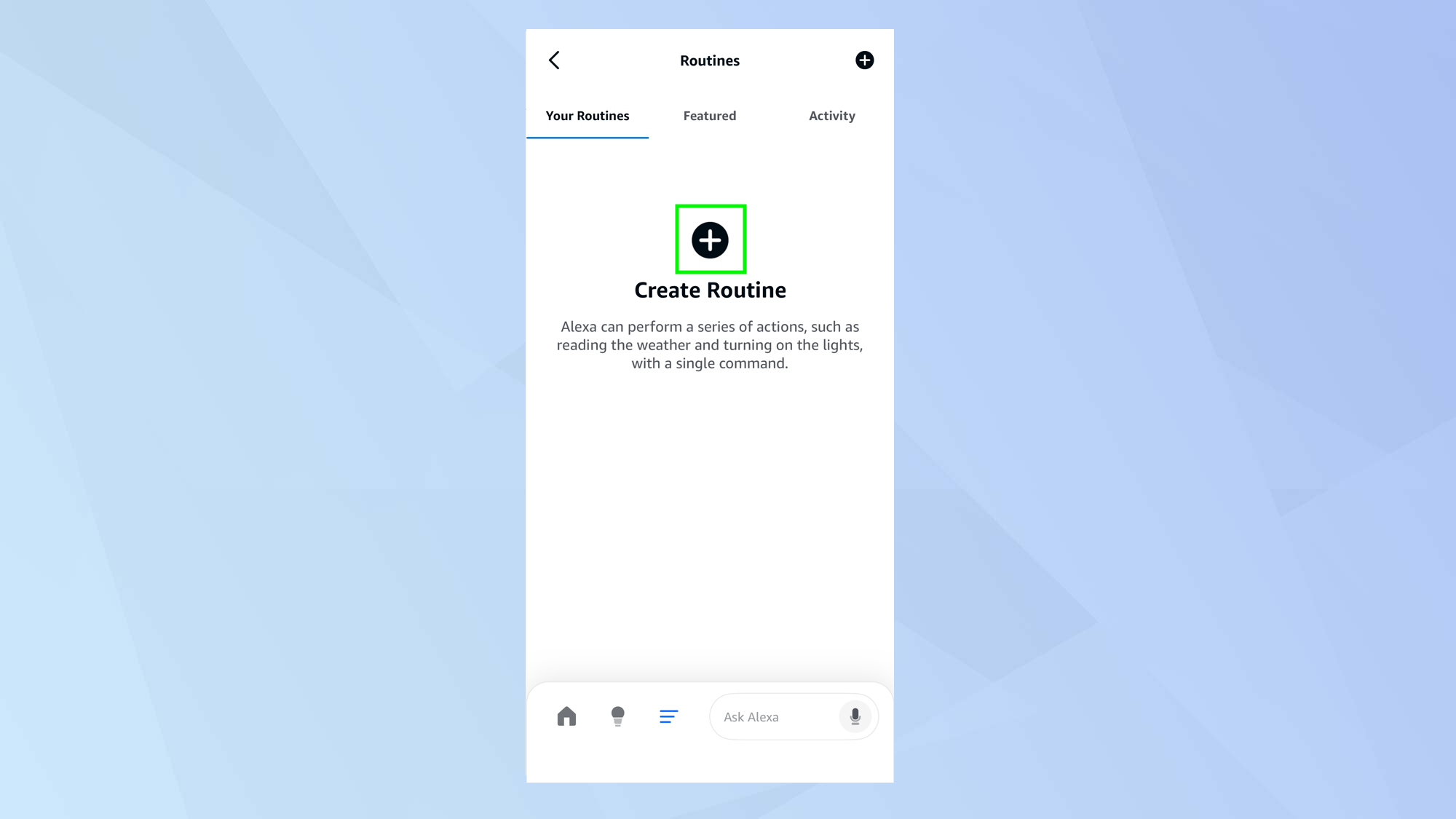 Create Alexa routines triggered by your Ring device