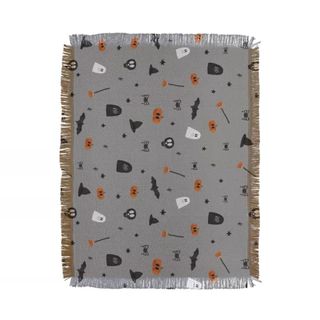 Hello Twiggs Happy Halloween Throw Blanket