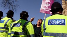 politician protest