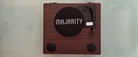 Majority Moto 2.0 turntable on a table