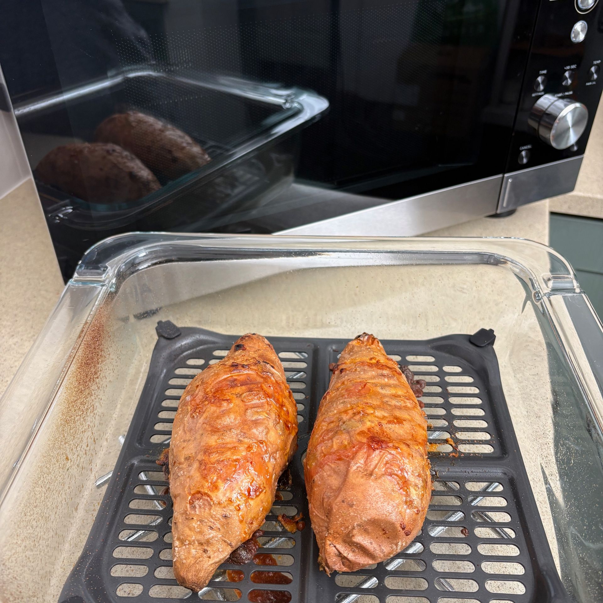 Testing the Ninja Crispi microwave air fryer combo