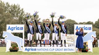Britain on the 2026 Agria Nations Cup podium