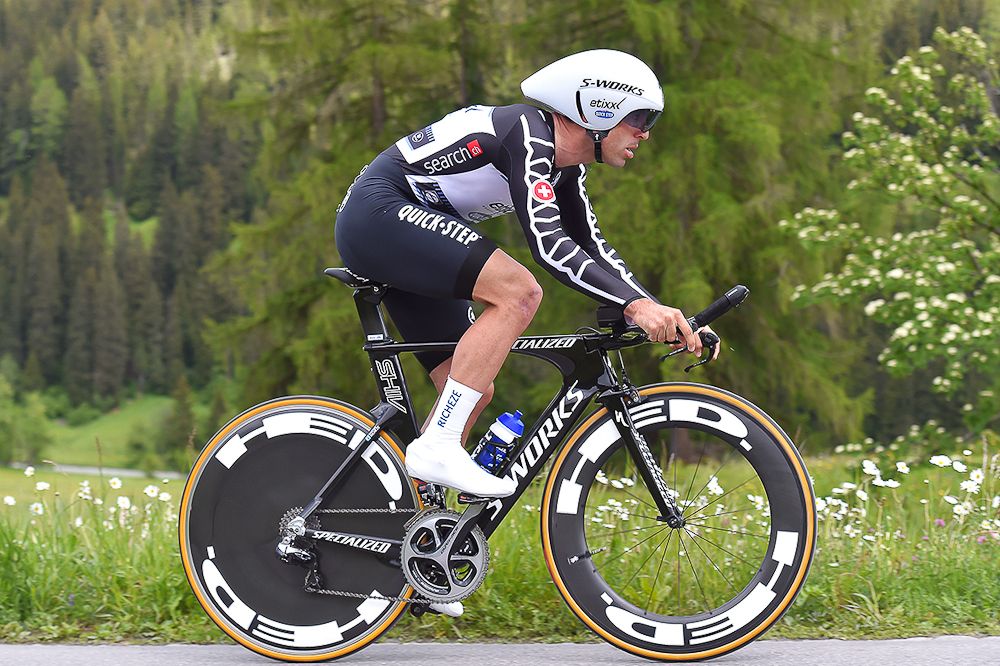 Maximiliano Ariel Richeze during the stage 8 time trial at Tour de Suisse