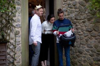 Jacob opens the door to find a baby on the doorstep in Emmerdale