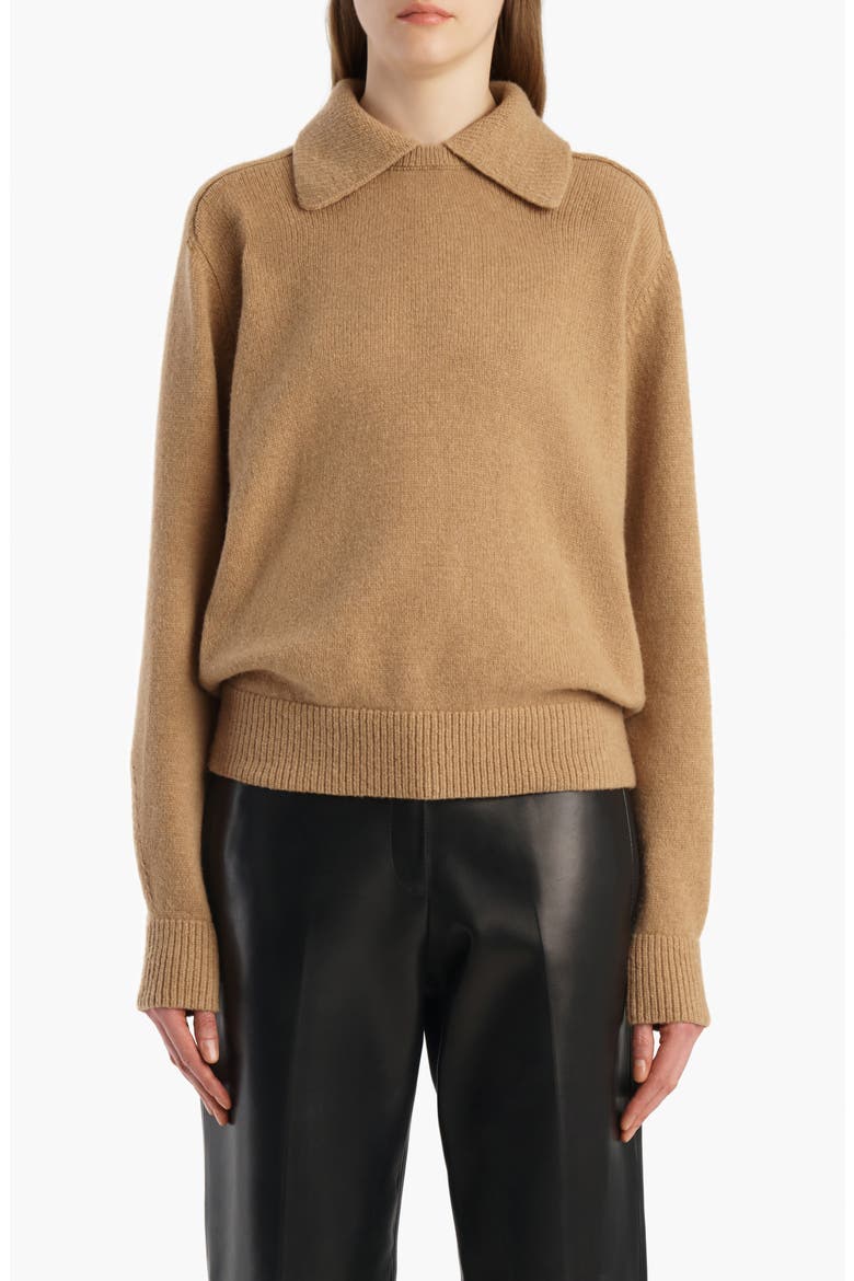 Jackson Stretch Wool &amp;amp; Cashmere Polo Sweater