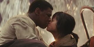 Rose and Finn's kiss