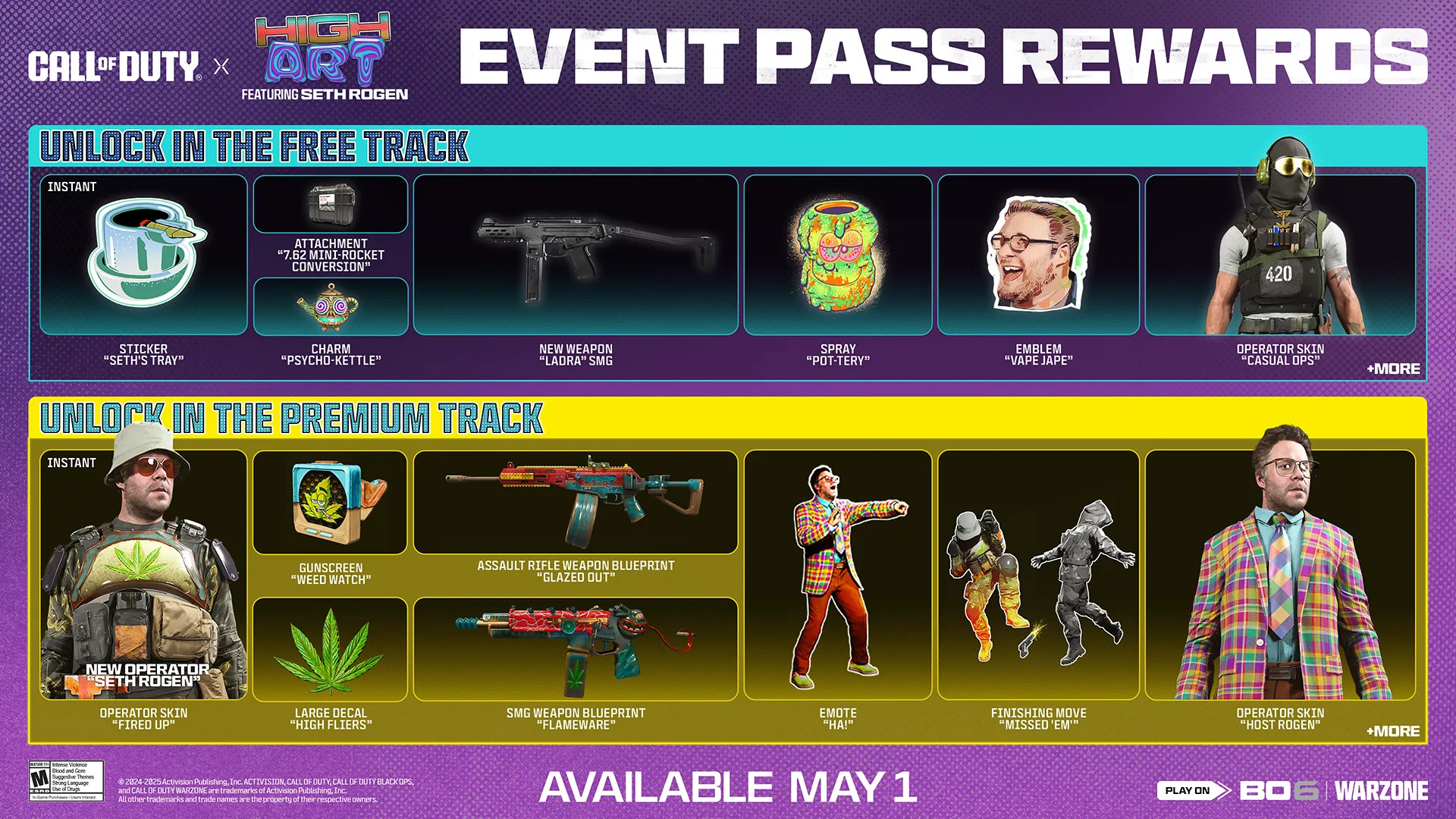 Call of Duty High Art event rewards