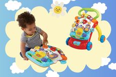 Vtech First Steps Baby Walker review collage