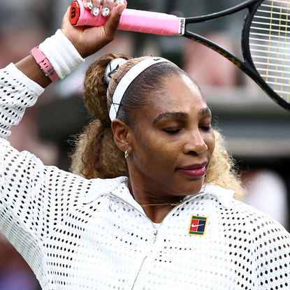 Serena Williams arrived at Wimbledon 2026 in a custom eyelet skirt set from Nike