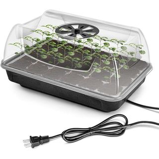 heated propagator tray from iPower on white background