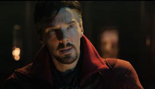 Benedict Cumberbatch as Doctor Strange in Doctor Strange in the Multiverse of Madness