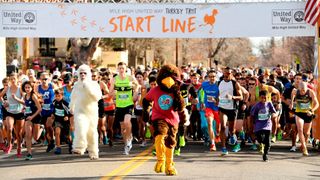 a photo of runners at a Turkey Trot