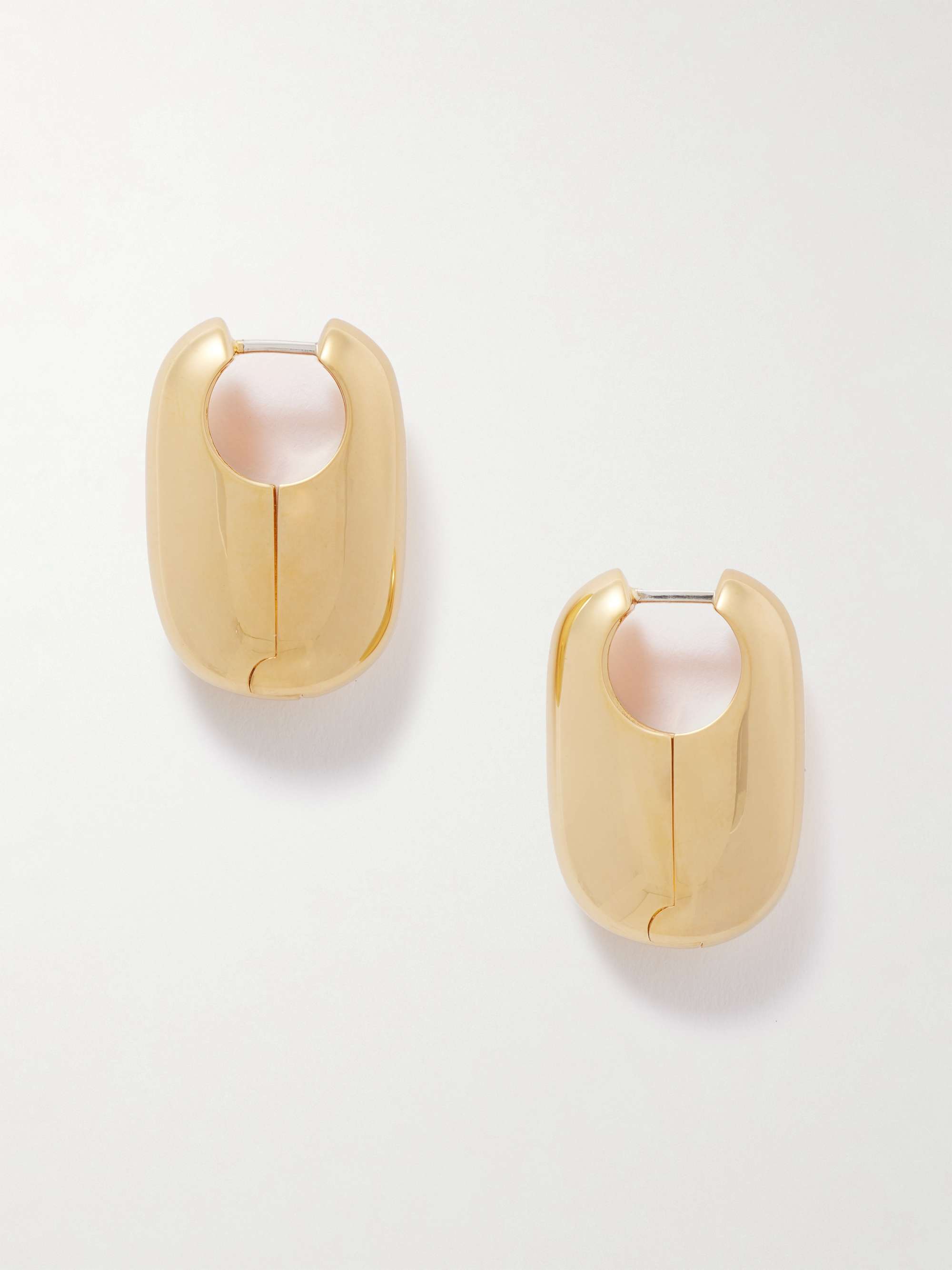 Vola Gold-Plated Hoop Earrings