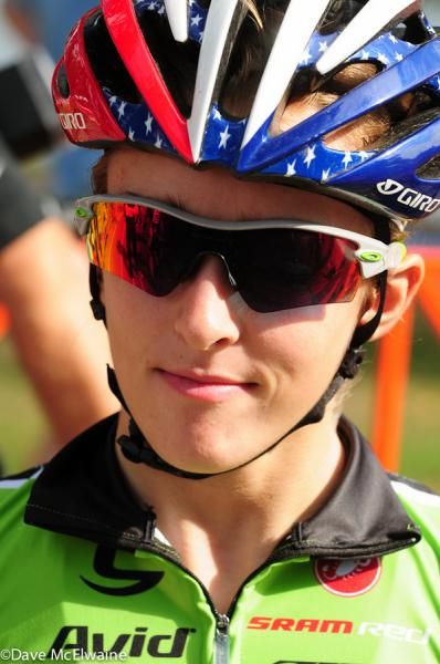 USA U-23 Champion Kaitlin Antonneau (Cannondale) on the front row