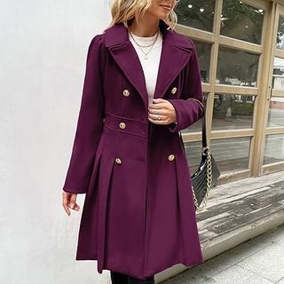 Grace Karin peacoat