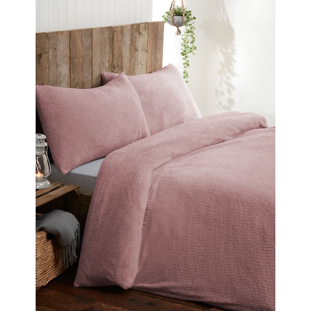 Stay warm and toasty with new teddy fleece duvet sets at B&M Ideal Home