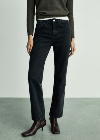 Matilda Medium-Rise Straight-Fit Jeans - Women | Mango Usa