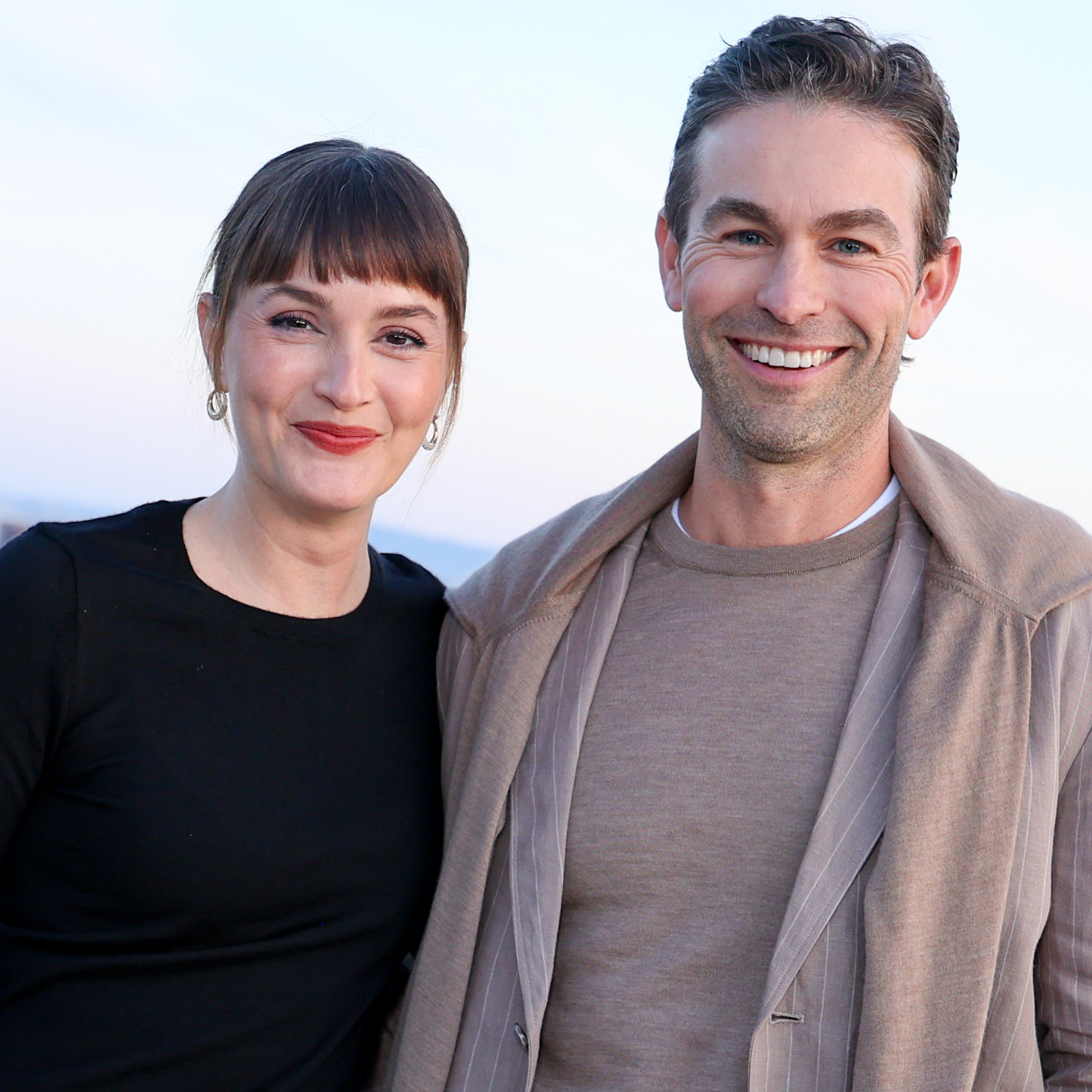 Leighton Meester and Chace Crawford at the Falconeri Dinner celebrating the Ultrafine Cashmere Collection held at Getty House on April 23, 2026 in Los Angeles, California. (Photo by Chad Salvador/WWD via Getty Images)