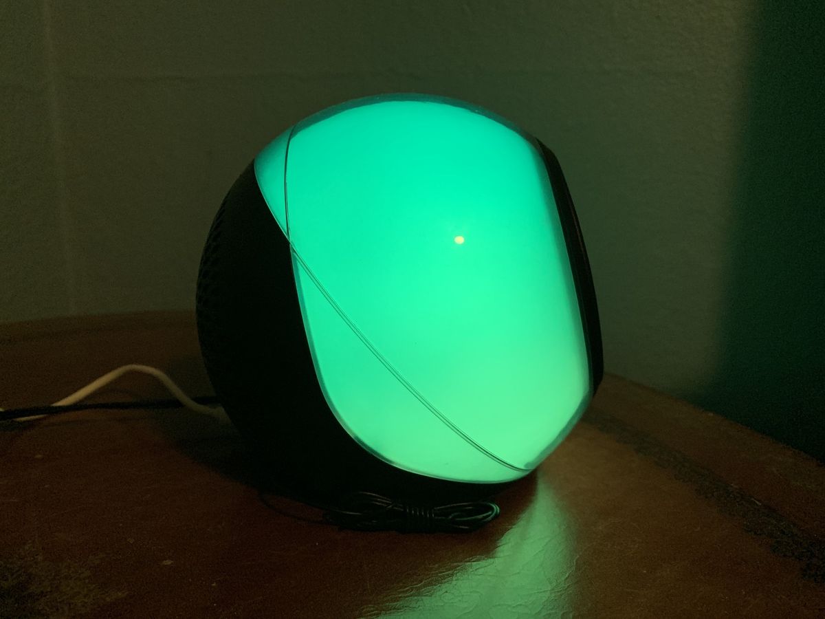 iHome iBT297 side glow green