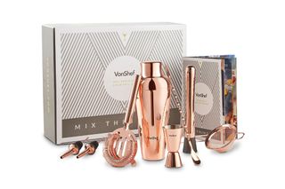 VonShef Copper Cocktail Shaker Set