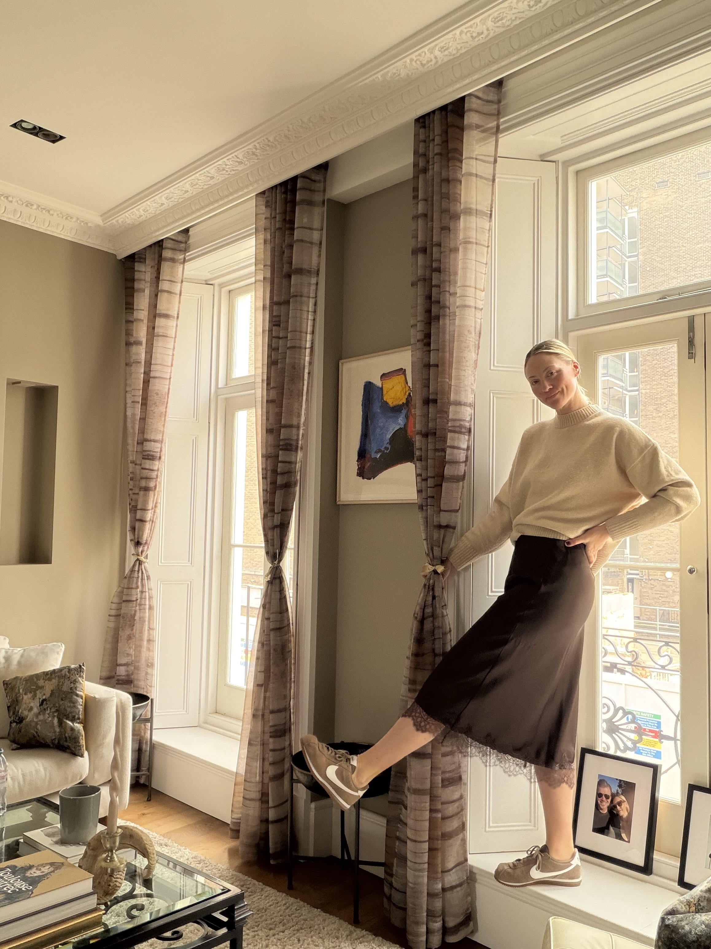 Brooke Ely Danielson poses in a Nike Cortez outfit