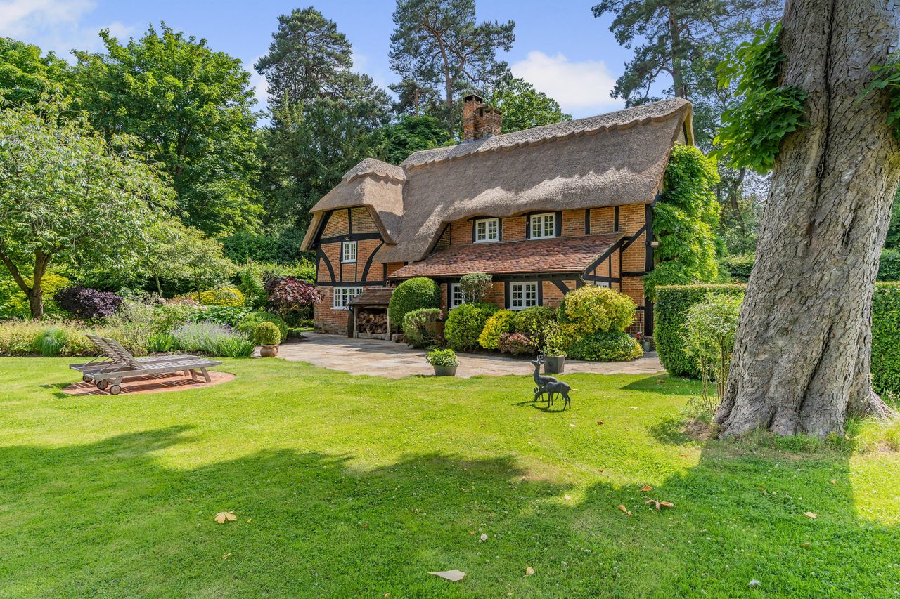 Chestnut Cottage in Sutton Park near Guildford.