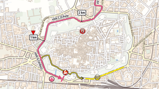 Giro d'Italia stage 5 finale map