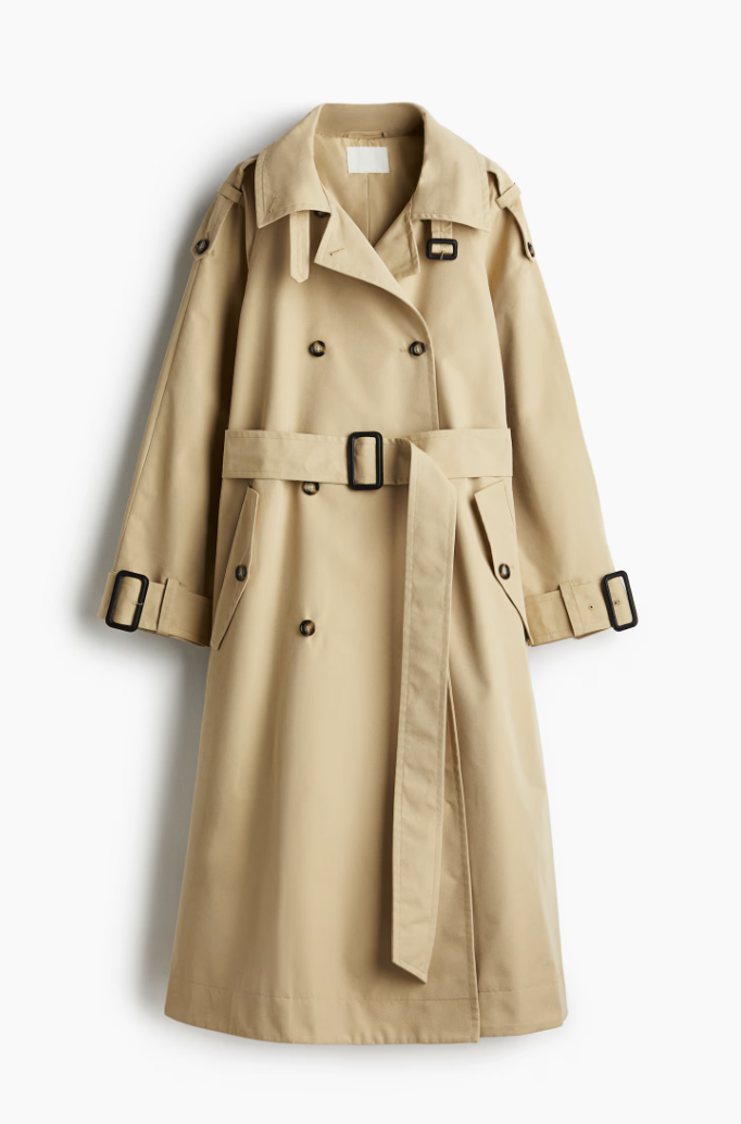H&amp;amp;M, A-line trench coat