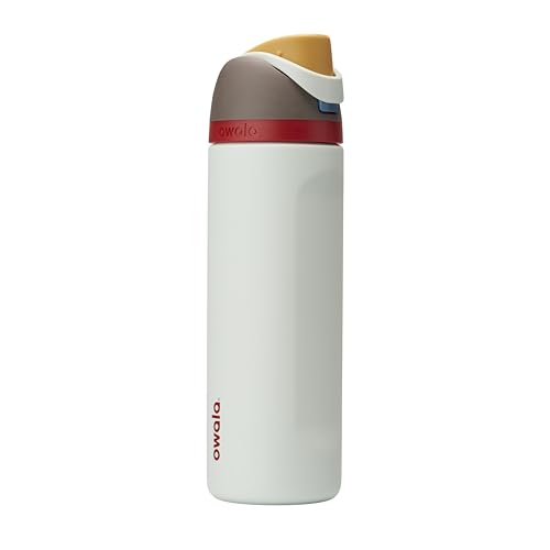 Owala Freesip Insulated Stainless Steel Water Bottle With Straw, BPA-Free, 32 Oz, Boneyard