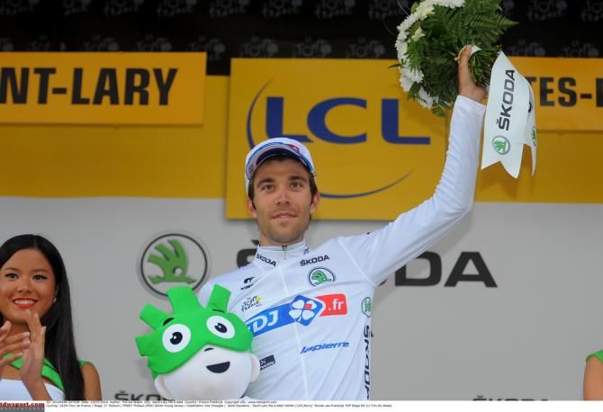 Thibaut Pinot (FDJ) collects a second white jersey