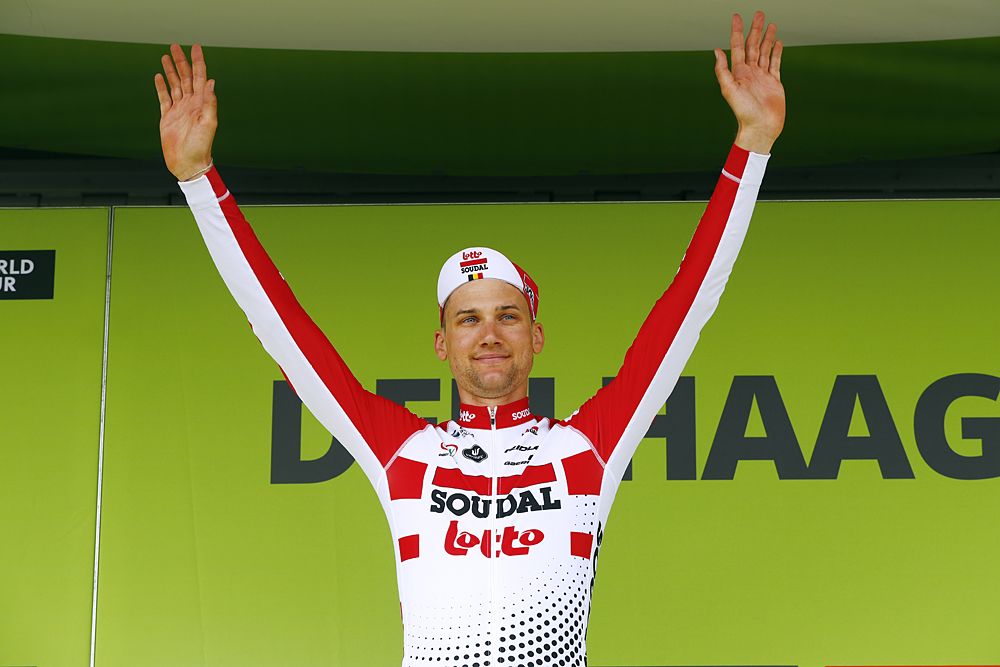 Tim Wellens (Lotto Soudal) leads the BinckBank Tour after the stage 6 time trial
