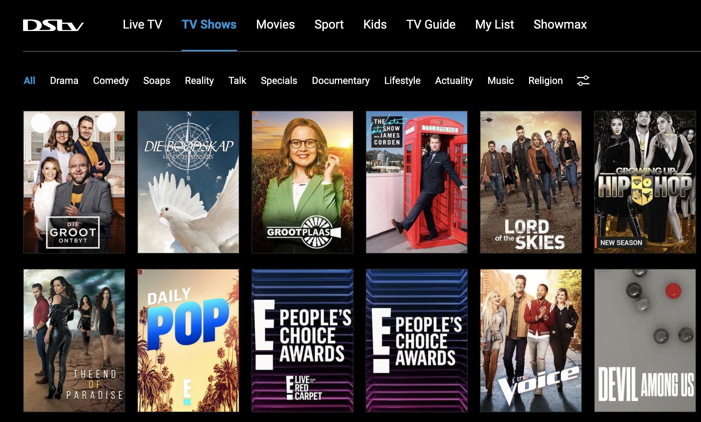 DStv Finally Replaces Catch Up With New Category System TechRadar