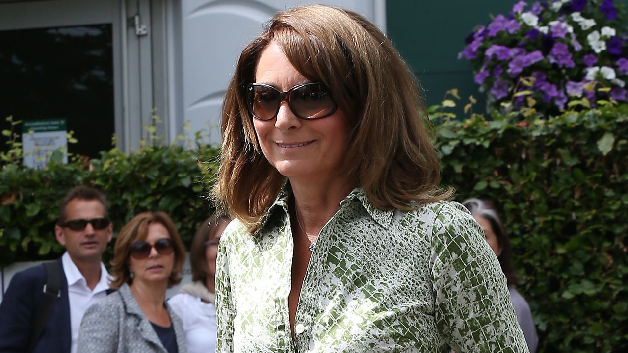 Carole Middleton seen arriving at Wimbledon on July 8, 2015