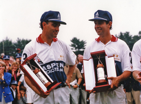 Carlos with his brother Memo who is also in the hall of fame