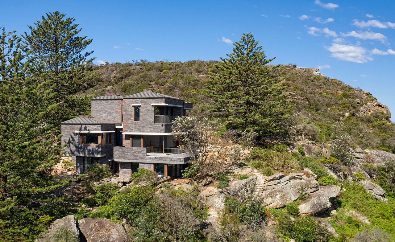 House with mountain view