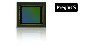 An image of Sony's new industrial sensor on a white background