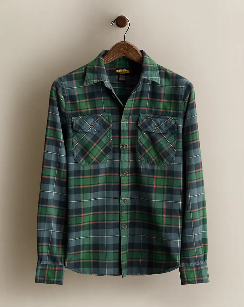 C. 2009 Plaid Flannel Shirt Size 8