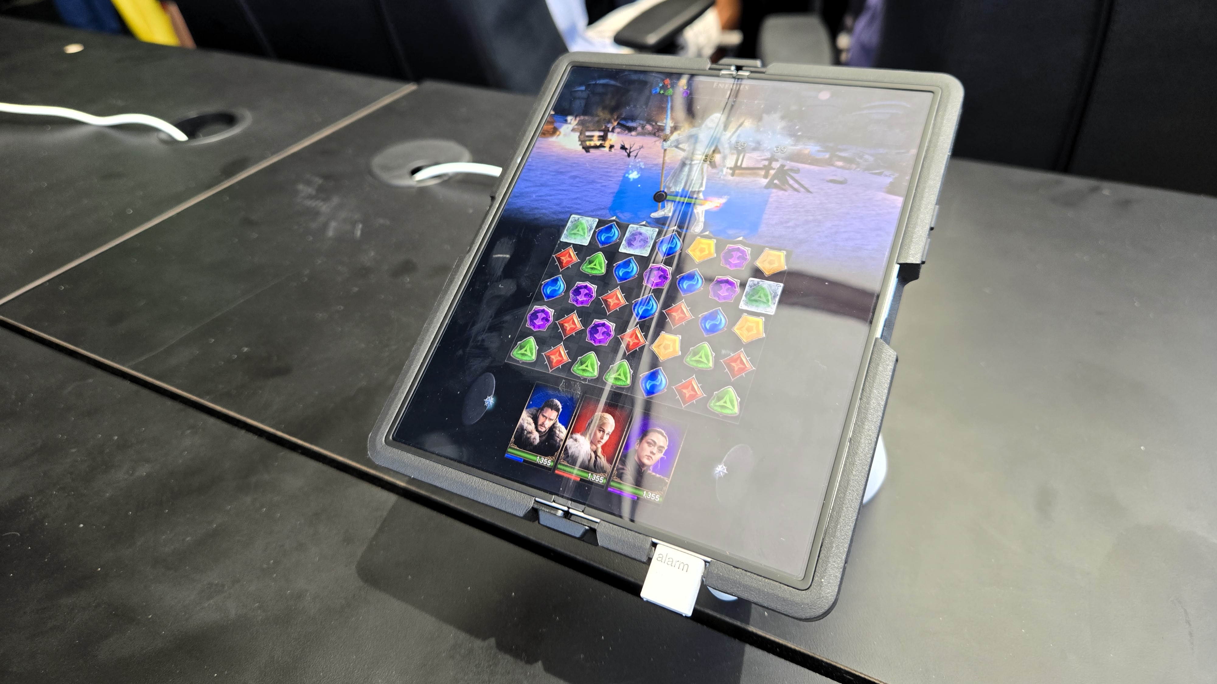 A Game of Thrones game on a Samsung Galaxy Z Fold