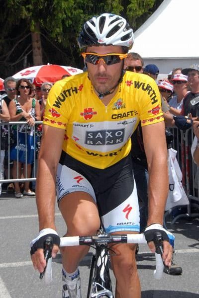 Fabian Cancellara (Saxo Bank) leads the Tour de Suisse.