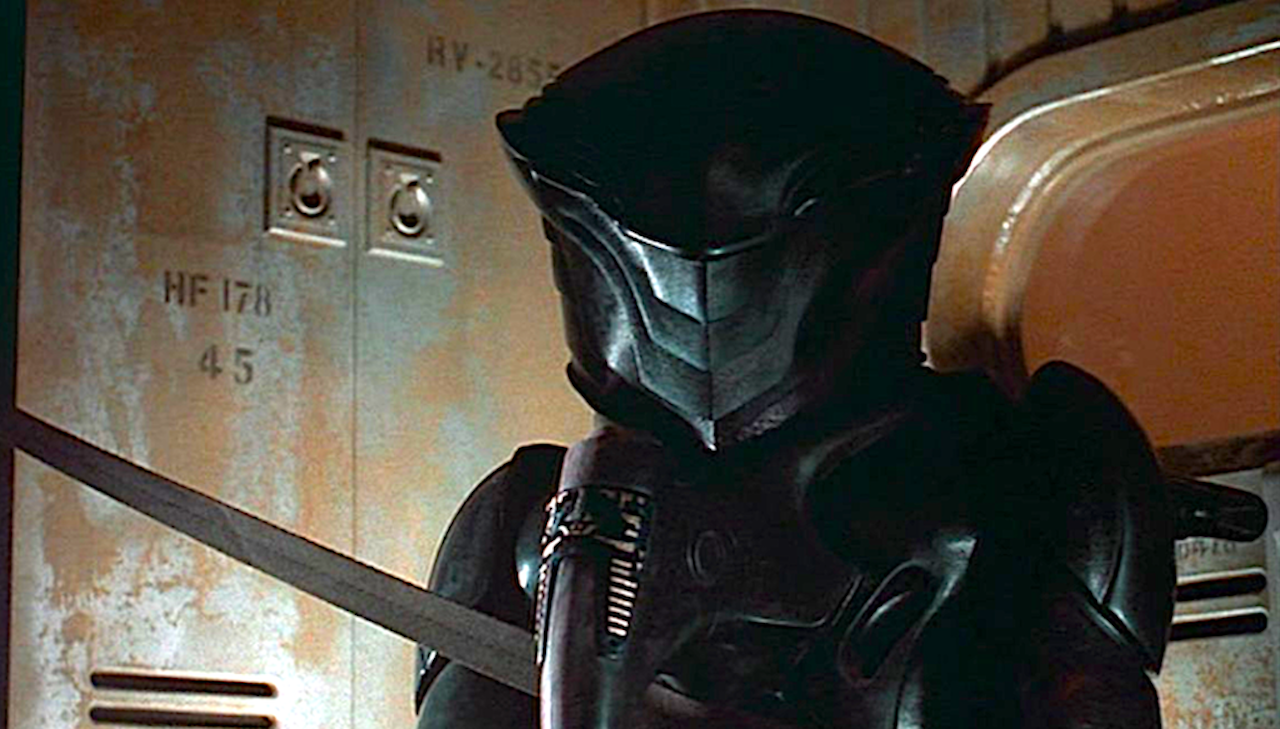 an armored extraterrestrial from a sci-fi tv show